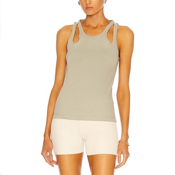 Dion Lee green strappy tank top - Picture 1 of 13